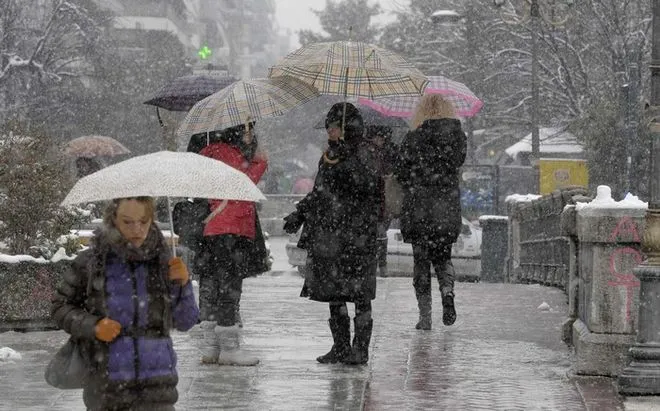 Χιόνια και παγετός στη βόρεια Ελλάδα
