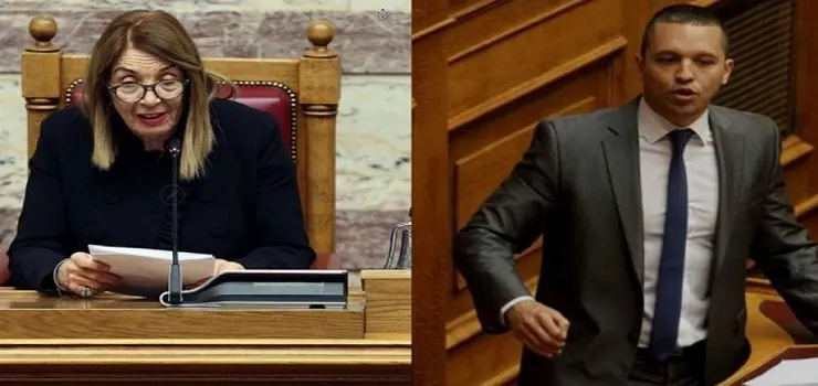 Βουλή: Επίθεση Κασιδιάρη κατά της Χριστοδουλοπούλου