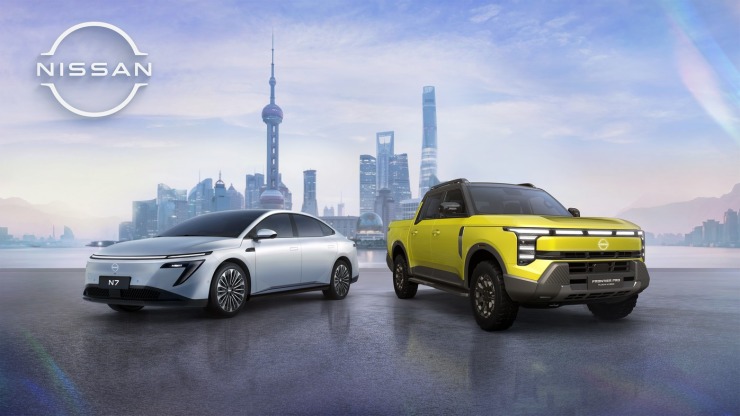 Η Nissan παρουσιάζει το Frontier Pro plug-in hybrid μαζί με το σεντάν N7 στην Auto Shanghai 2025