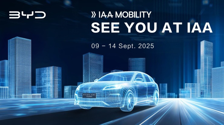 Η BYD ενισχύει τη δυναμική της στην Ευρώπη στην IAA Mobility 2025