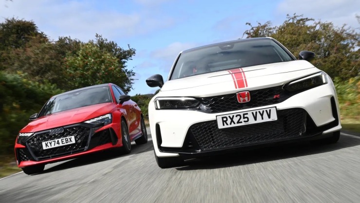 Honda Civic Type R Ultimate Edition vs Audi RS3: Ποιο είναι το απόλυτο hot hatch;