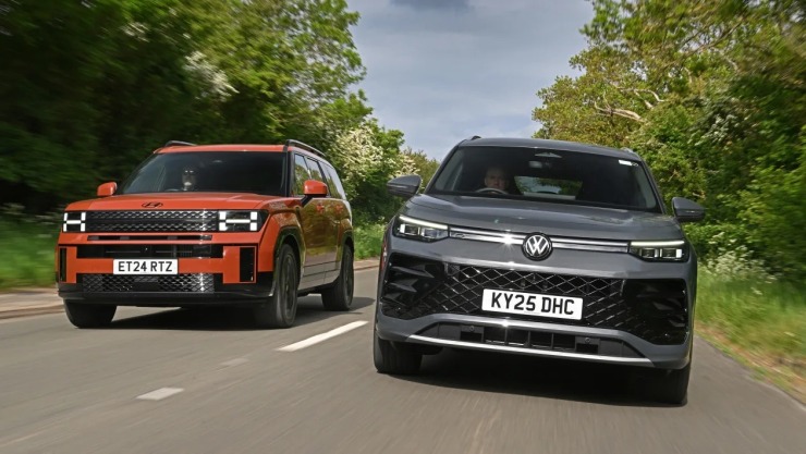 Hyundai Santa Fe vs Volkswagen Tayron: Ποιο SUV είναι καλύτερο για μια μεγάλη οικογένεια;