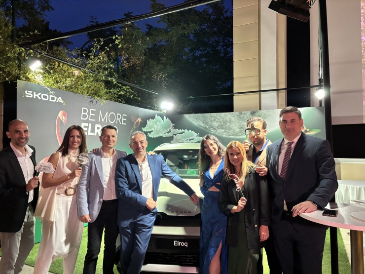 Το Skoda Elroq μεταξύ των πιο hot καλεσμένων στο πιο trendy πάρτυ της Αθήνας