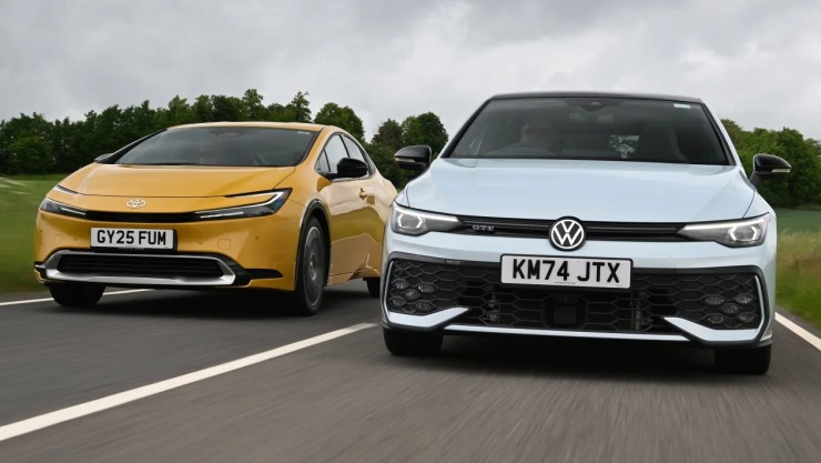 Volkswagen Golf GTE vs Toyota Prius: Σκληρό πόκερ
