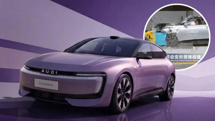 Το AUDI E5 Sportback κέρδισε 5 αστέρια στις δοκιμές πρόσκρουσης C-NCAP