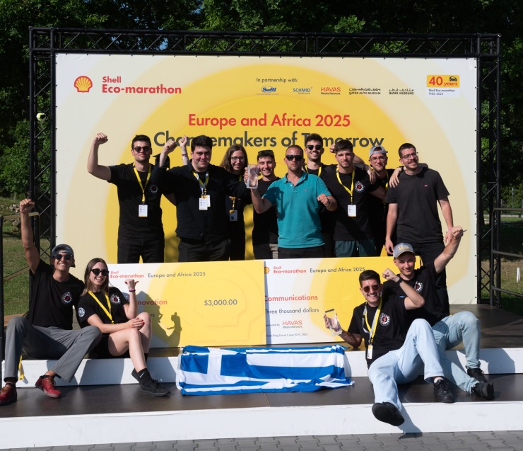 Η Prometheus Eco Racing ανάμεσα στις πιο πολυβραβευμένες ομάδες της Ευρώπης στο Shell Eco-marathon 2025