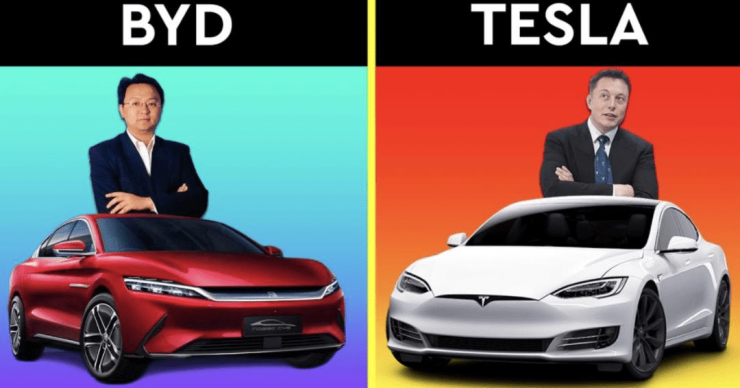 BYD vs Tesla: Ο παλιός βασιλιάς πέθανε, ζήτω ο νέος βασιλιάς