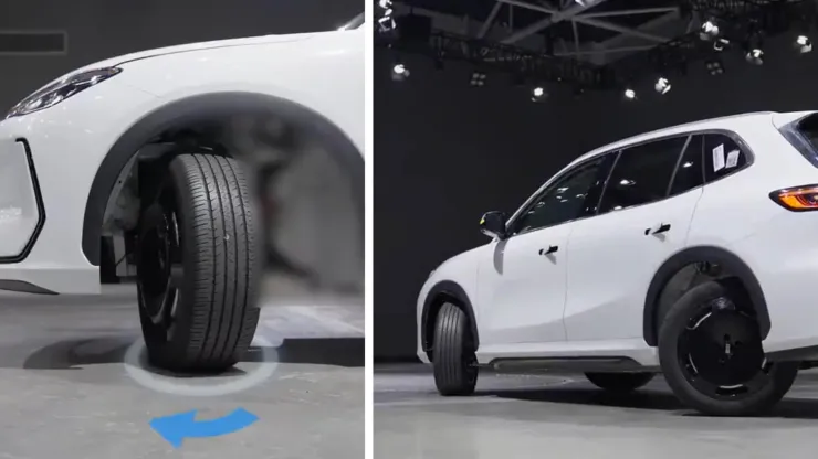 Το Geely EX5 διαθέτει σύστημα τετραδιεύθυνσης 90 μοιρών στη Κίνα [video]