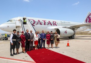 Στη Μύκονο προσγειώνεται για πρώτη φορά η Qatar Airways