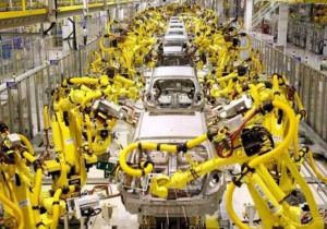 Αύξηση στα βιομηχανικά ρομπότ 