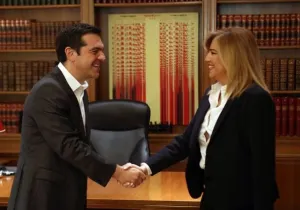«Γεια σου Φώφη», «γεια σου Αλέξη» 