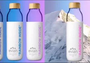 evian, Virgil Abloh, reusable