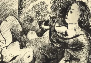 Picasso, Joueuse de flute et nu couche