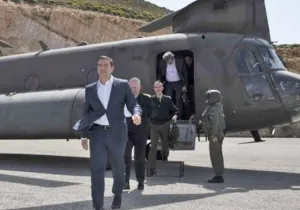 Τσίπρας, Ελικόπτερο