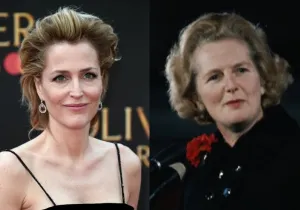 Η Gillian Anderson ως Μάργκαρετ Θάτσερ στο "The Crown"