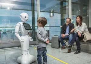 Pepper ρομπότ αεροδρόμιο