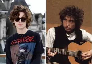 Timothee Chalamet, Bob Dylan