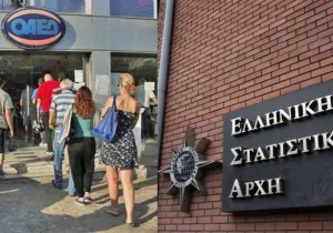 Η ΕΛΣΤΑΤ αγνοεί πάνω από το 50% των εγγεγραμμένων ανέργων στη ΔΥΠΑ
