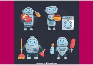 Domestic service robot - Image by freepik.com