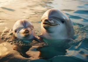 Δελφίνια, Dolphins - Image by freepik.com
