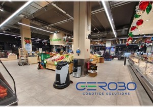 Ρομπότ καθαρισμού στα καταστήματα ΑΒ Βασιλόπουλος μέσω συνεργασίας με τη Gerobo
