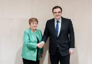 Γκεοργκίεβα σε Πιερρακάκη: H Ελλάδα συγκαταλέγεται πλέον στις κορυφαίες οικονομίες της EE
