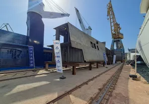Ναυπηγεία Σαλαμίνας: Παρέδωσαν 4 blocks για την τρίτη γαλλική φρεγάτα FDI