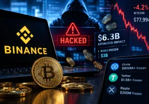 Binance: Κυβερνοεπίθεση 6,3 δισ. δολαρίων – Παγώνουν crypto και υποχωρεί το Bitcoin