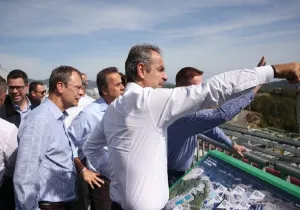 Μητσοτάκης από μεταλλεία Σκουριών: «Η Ελλάδα είναι ανοιχτή για επενδύσεις»