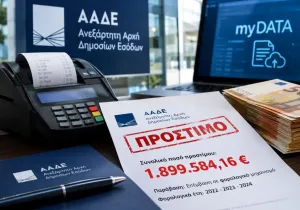 Η εφορία τσεκούρωσε επιχείρηση της Θεσσαλίας με τρία πρόστιμα ύψους 633.194,72 ευρώ για κάθε ελεγχόμενο έτος
