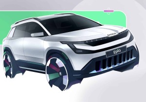 Epiq: Η Skoda αποκαλύπτει τα πρώτα σκίτσα του εσωτερικού του νέου ηλεκτρικού compact SUV