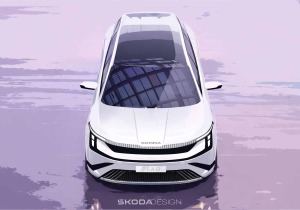 Η Skoda παρουσιάζει τα εξωτερικά σκίτσα του νέου, αμιγώς ηλεκτρικού επταθέσιου Peaq