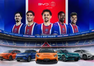 Η BYD και η Paris Saint-Germain οδηγούν μαζί προς την κορυφή