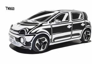 Το νέο Renault Twingo E Tech Electric μεταμορφώνεται σε σκίτσο