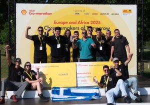 Η Prometheus Eco Racing ανάμεσα στις πιο πολυβραβευμένες ομάδες της Ευρώπης στο Shell Eco-marathon 2025