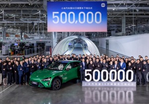 Το 500.000ό όχημα της Xiaomi Auto βγήκε από τη γραμμή παραγωγής