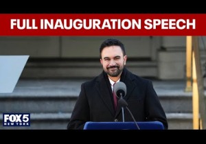 Ο Μαμντάνι κλιμακώνει την προοδευτική ατζέντα - Η ομιλία της ορκωμοσίας του