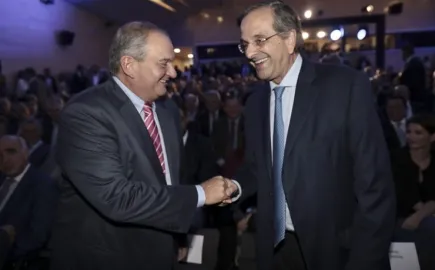 Καραμανλής-Σαμαράς: Σε κοινή γραμμή, αλλά με αποστάσεις 
