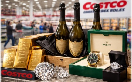 Rolex, Dom Pérignon και ράβδοι χρυσού: Η Costco «φλερτάρει» τους εύπορους