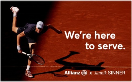 Brand Ambassador της Allianz ο Jannik Sinner