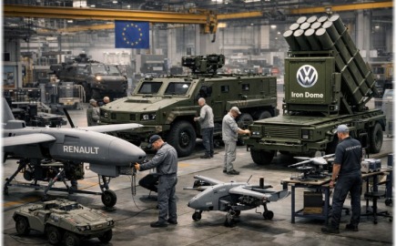 Η ευρωπαϊκή αυτοκινητοβιομηχανία κάνει στροφή στην άμυνα - Γνώριμη, αλλά αμφιλεγόμενη