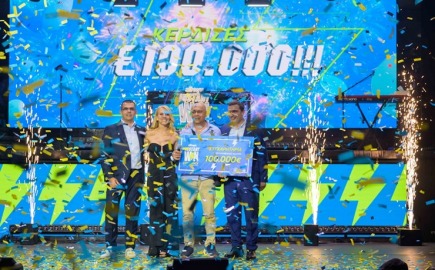 Η στιγμή που ο Φώτης Α. από την Κοζάνη κερδίζει τις 100.000 ευρώ στο event του instant Win