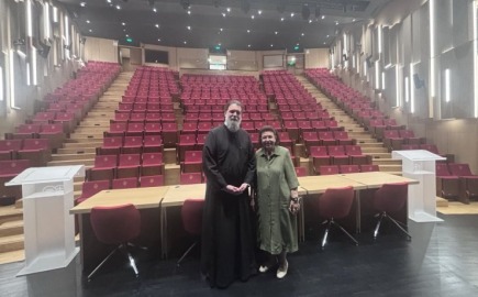 Στο «Ιωνικό Κέντρο» της Ιεράς Μητρόπολης Νέας Ιωνίας η Λίνα Μενδώνη