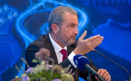  Εξάρχου: Σημαντική η συμβολή της πρέσβεως Γκίλφοϊλ στην προώθηση του έργου του Κάθετου Διαδρόμου