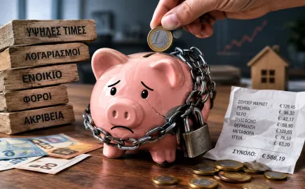 Το 71% των τραπεζικών λογαριασμών έχει έως 1.000 ευρώ, το 87% των νοικοκυρών δεν μπορεί να αποταμιεύσει ούτε σεντς και η Ελλάδα έχει αρνητικό πρόσημο στην αποταμίευση