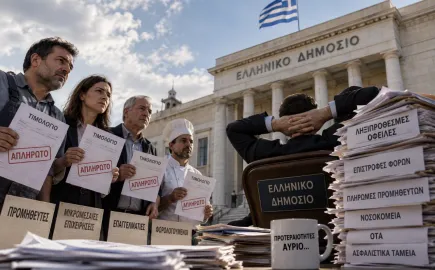 Ξεπέρασαν τα 1 δισ. ευρώ οι καθυστερούμενες επιστροφές φόρου - Στο κόκκινο οι οφειλές των νοσοκομείων και των ΟΤΑ 