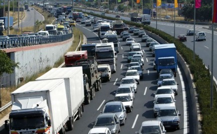 Εγνατία Οδός: Χαμηλές ταχύτητες για τους οδηγούς στο ύψος των διοδίων του Πολυμύλου