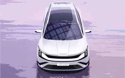 Η Skoda παρουσιάζει τα εξωτερικά σκίτσα του νέου, αμιγώς ηλεκτρικού επταθέσιου Peaq