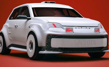 Η Alpine και η Lacoste παρουσιάζουν το μοναδικό A290 Rallye EV