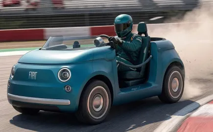 Αυτό το Fiat Topolino αποτίει φόρο τιμής στην Porsche του James Dean